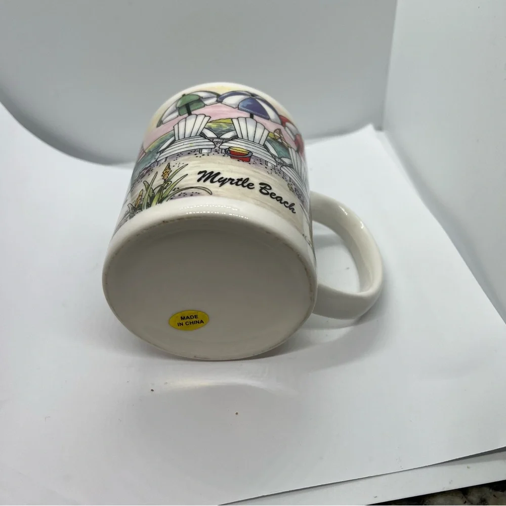 Myrtle Beach South Carolina Souvenir Coffee Mug Cup 10 ounces